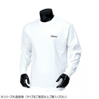 NANKAI ナンカイ コーポレートロゴコットン長袖Tシャツ SDW-3503 XL ホワイト