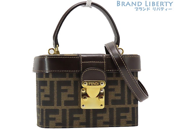 激レア新品同様フェンディヴィンテージズッカ2WAYバニティバッグイクボックス化粧ケースマルチケースショルダーバッグ914931982