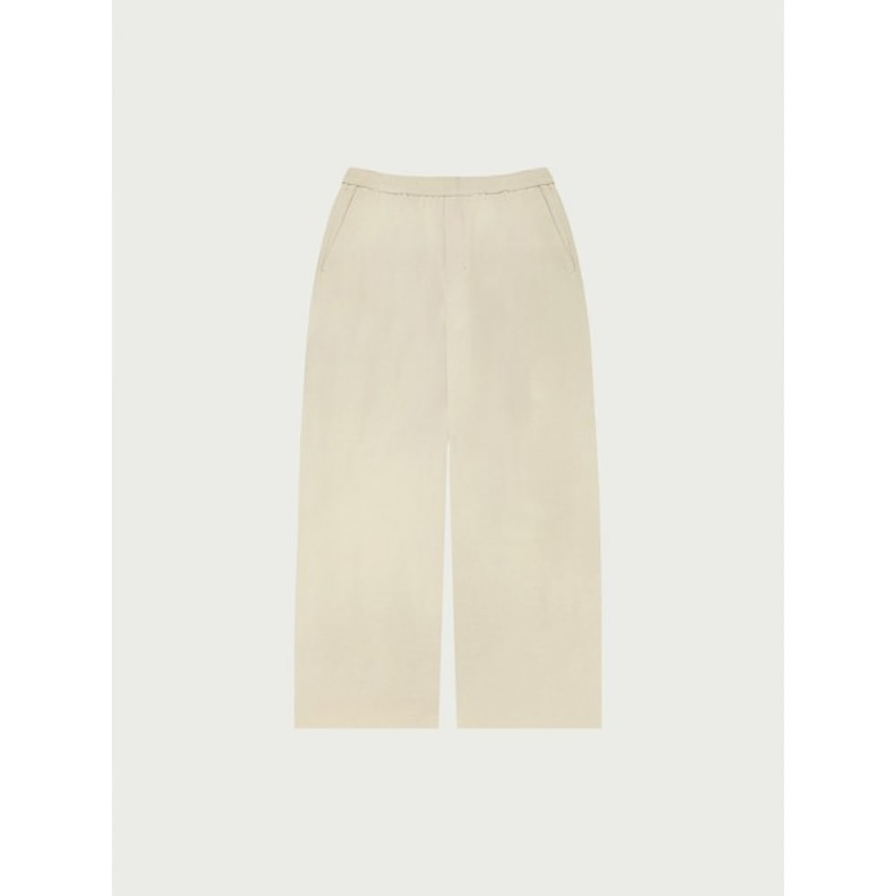 [ハンテン] 一般的なワンタックリンクルバンディングパンツ_111 (10510-050-207-69)