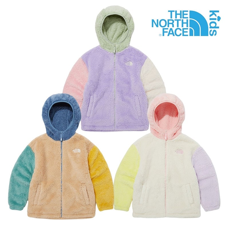 送料無料 THE NORTH FACE KIDS COMFY FLEECE HOODIE ザノースフェイス 韓国正規品 キッズ 子供 フリース ジャケット アウター 中綿 冬