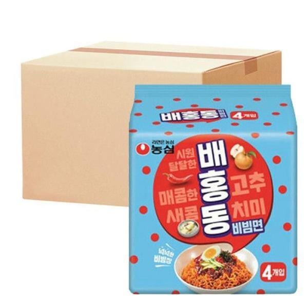 農心 ベホン洞 ビビン麺 137g 4入 X 8個