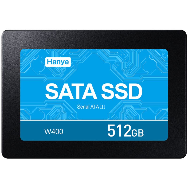Hanye SSD 512GB SATA3 R:520mb/s 6Gb/s 内蔵 2.5インチ 3D Nand TLC アルミ製筐体 3年保証 5,581円