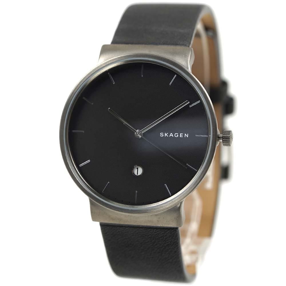 スカーゲン 腕時計 メンズ アンカー 日付カレンダー チタンケース グレー 軽量 SKAGEN ANCHER SKW6320