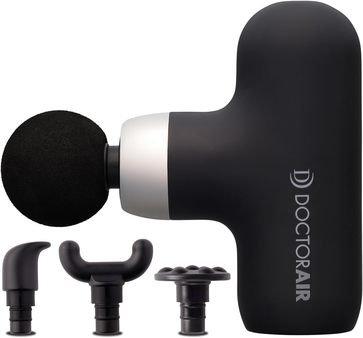 ドクター エア エクサガン ケア REG-09 BK ブラック フェイスケア ボディケア 全身ケア 小型 軽量 ハンディマッサージャー 5,882円