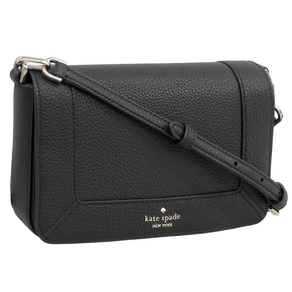 ケイトスペード バッグ レディース ショルダーバッグ アウトレット レザー ブラック レナ スモール フラップ クロスボディ lena sm flp crossbdy KH784-001 KATE S
