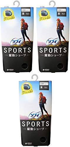 まとめ買い スポーツ(SPORTS)サニタリーショーツ M ブラック×3個