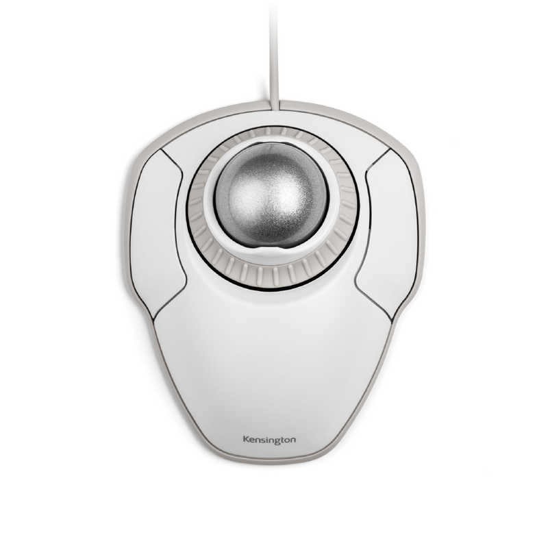 ケンジントン　マウス トラックボール Orbit [光学式 /有線 /2ボタン /USB] ホワイト＆グレー　K72500JP