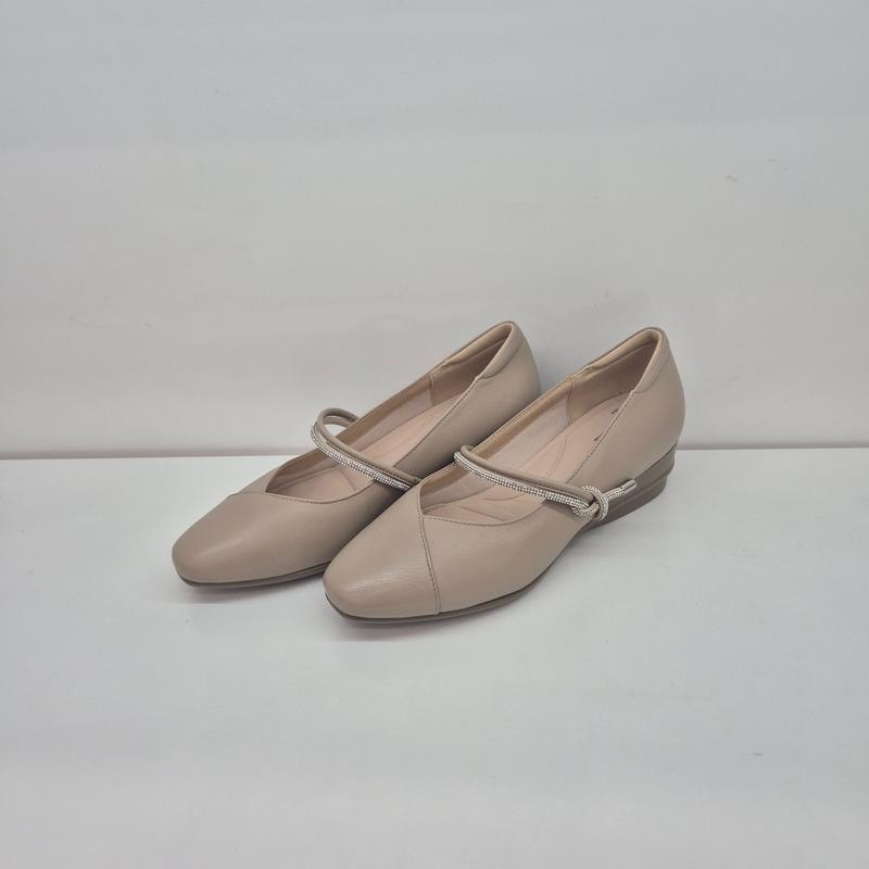 女性クッションの良い軽量メリージェーンフラットFR422A