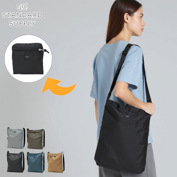 正規取扱店 ショルダーバッグ レディース メンズ 斜めがけバッグ ナイロン ブランド 斜めがけ A4 縦型 小さめ 軽量 軽い シンプル カジュアル 日本製 EASY SHOULDER