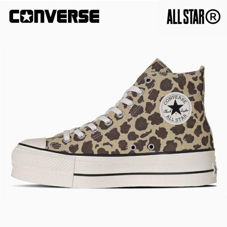 コンバース スニーカー ハイカット オールスター （Ｒ） リフテッド ＬＰ ＨＩ レディース CONVERSE ALL STAR (R) LIFTED HI 厚底 ヒョウ柄 7,744円