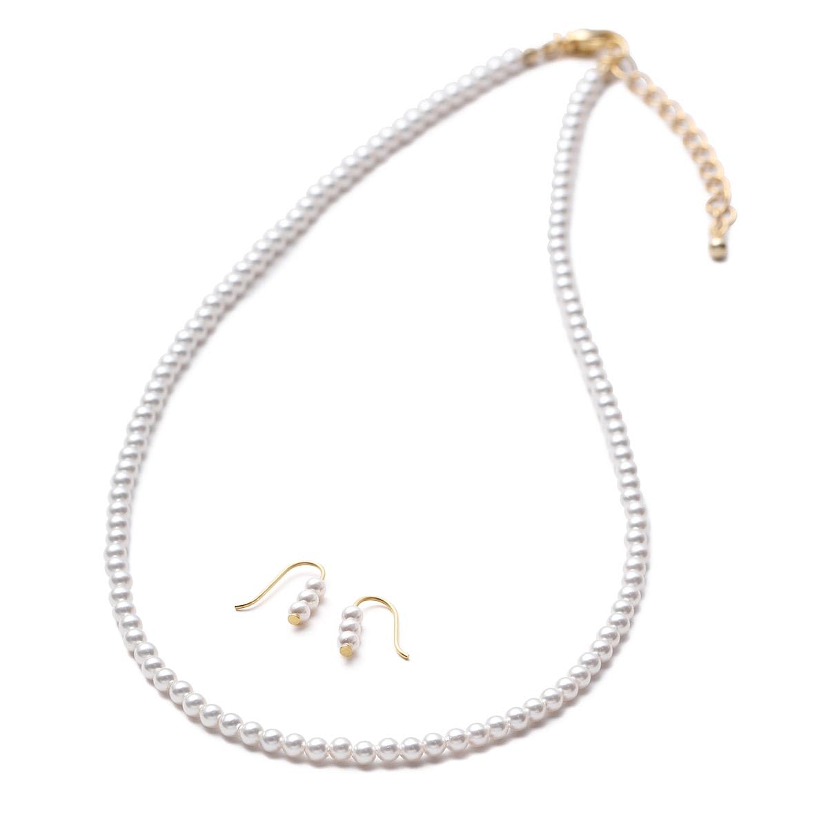 [VOTRE COUTURE] パールネックレス ベビーパール グランプレミアム アクセサリー 3mm ホワイト シルバーグレー グレー ブランド10年保証 7,415円