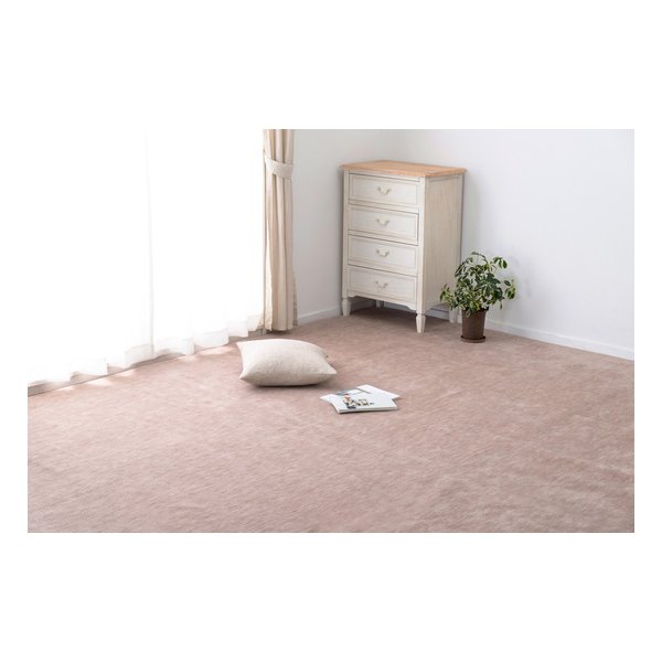 ペットに優しい平織カーペット ラウム カット可 江戸間8帖 約352×352cm ベージュ 600017580 9,097円