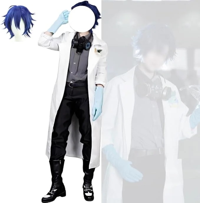 七次元生徒会 レオス・ヴィンセント コスプレ衣装 七次元生徒会コスプレ 変身 仮装 手袋付き 「ウイッグ」追加可能