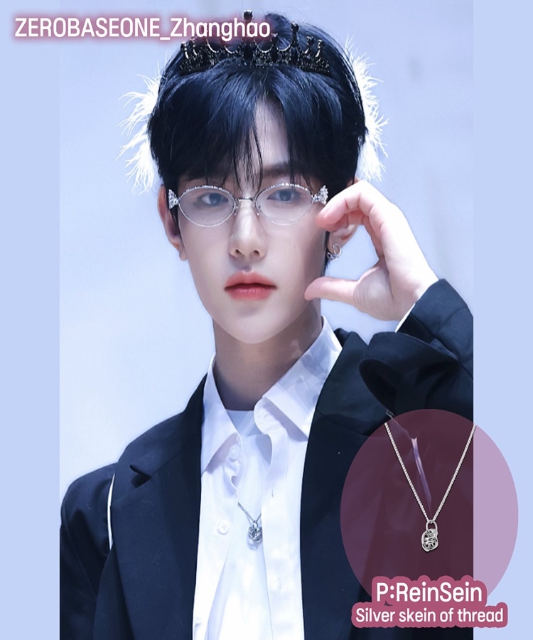 SVT,ITZY,ZB1 着用] 실버 실타래 네크리스