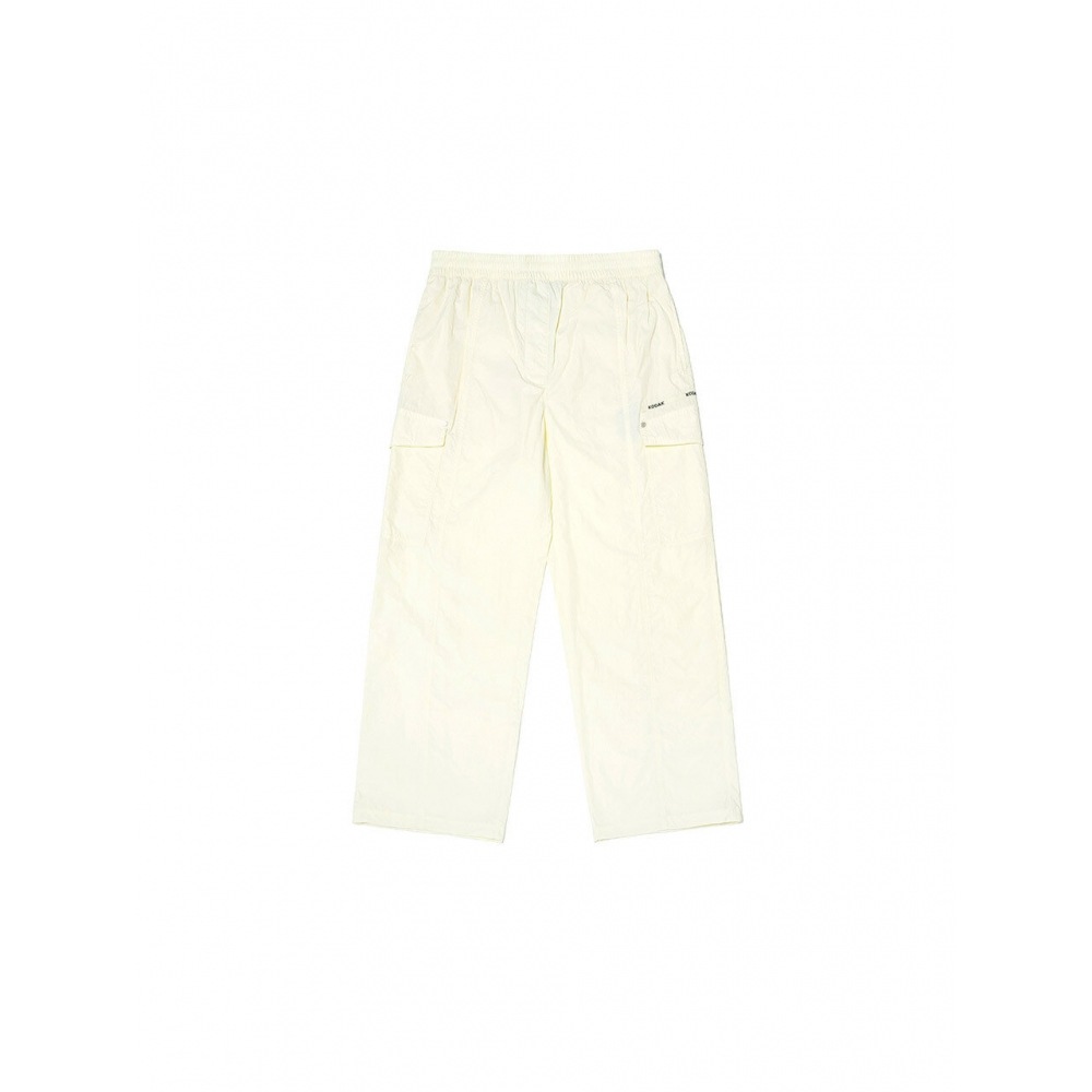 コダックアパレルワイドフィットストリングカーゴパンツ女性用アイボリー