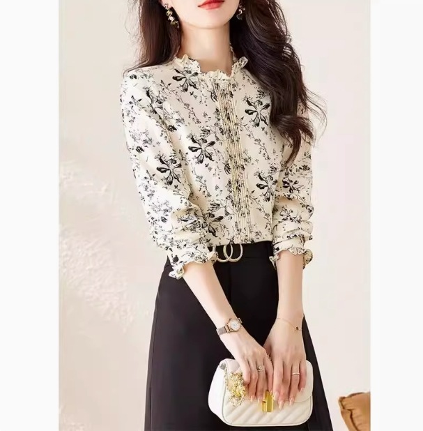 トップス シャツ ミディアム丈 長袖 シフォン かわいい 大人可愛い きれいめ シンプル カジュアル 上品 おしゃれ かっこいい 大人女子 こなれ感 個性的 ラフ 主役級 存在感 キュート クール