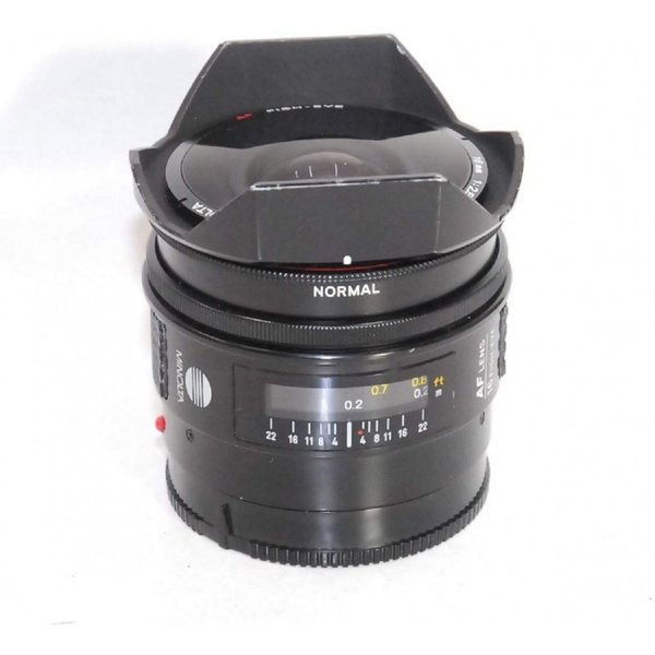 【中古】ミノルタ MINOLTA AF レンズ 16mm F2.8 フィッシュアイ