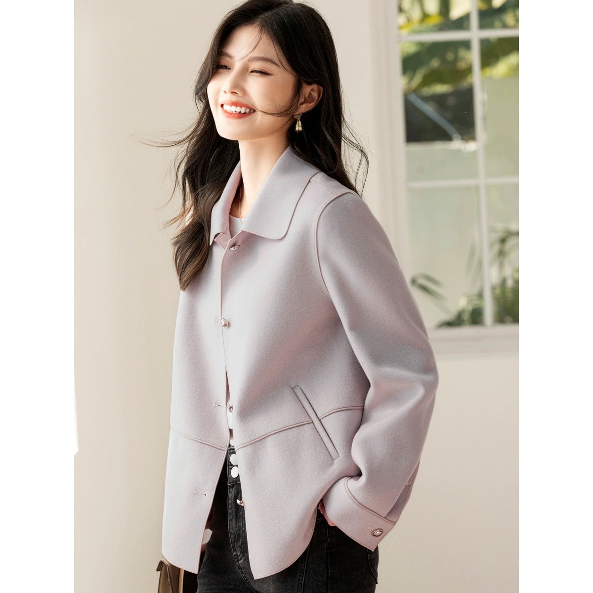 アウタートレンチコート秋 質 レディースアウター ラシャ 【秋の準備】2024新作 アウター マウンテンパーカー 百掛け トップス 高品 トレンチコート おしゃれアウター