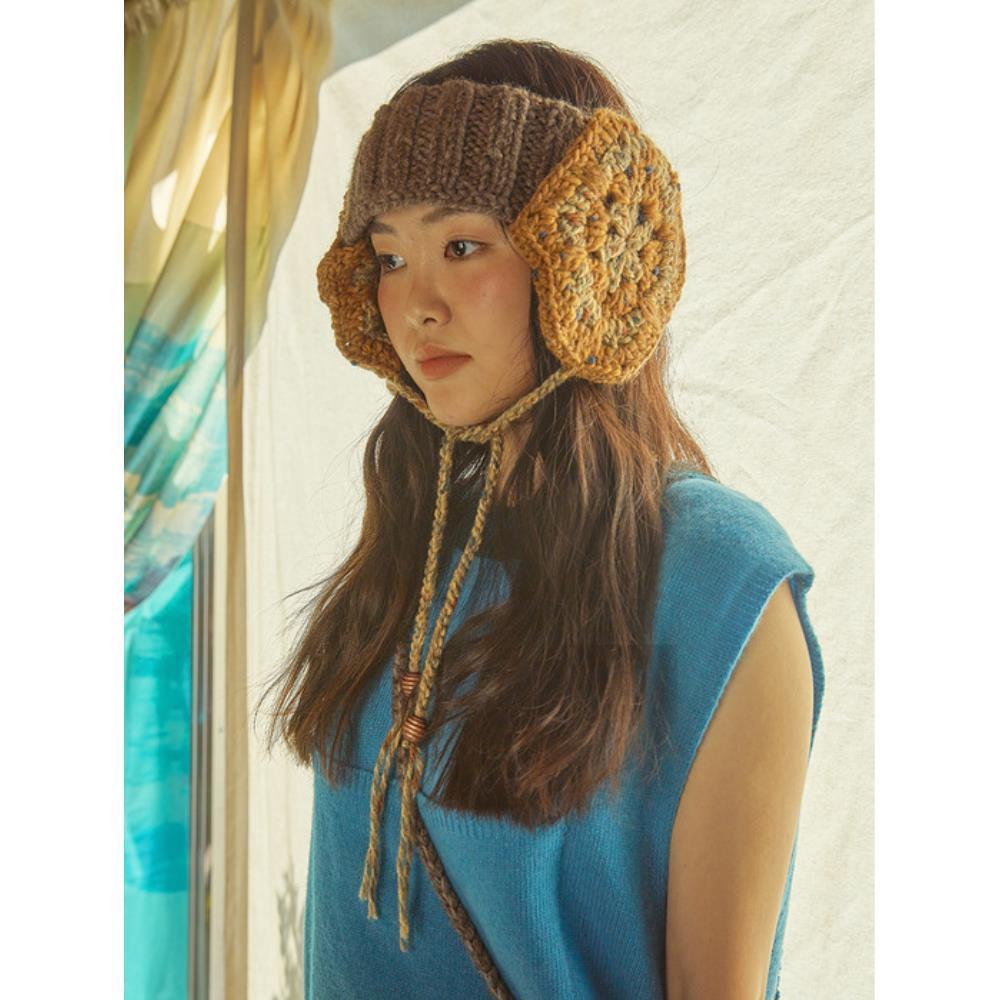 MISU A BARBE 2020 AW warmy ear muff brown