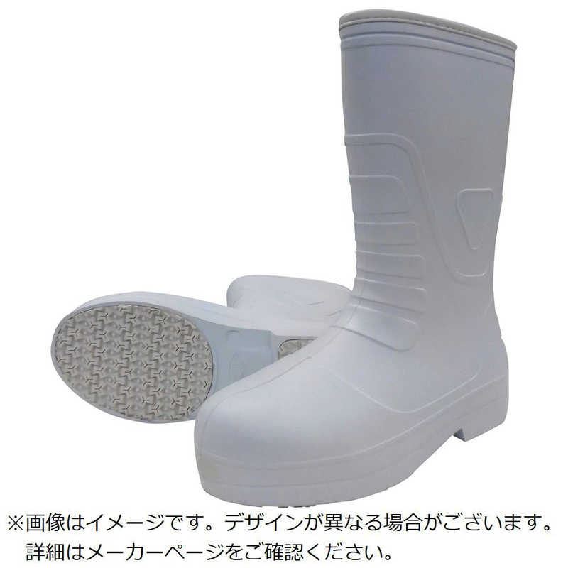喜多　喜多柔らかいEVA安全ラバｰブｰツホワイトLL(265270) 　KR7030WHLL