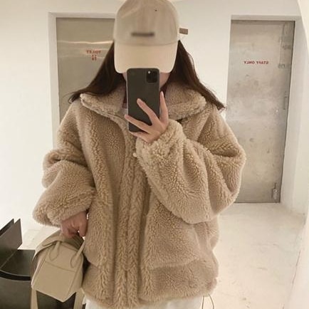 ボアブルゾン レディース 裏ボア ショート丈 アウター フード付き フリースジャケット ボアパーカー 無地 ふわふわ カジュアル 暖か おしゃれ