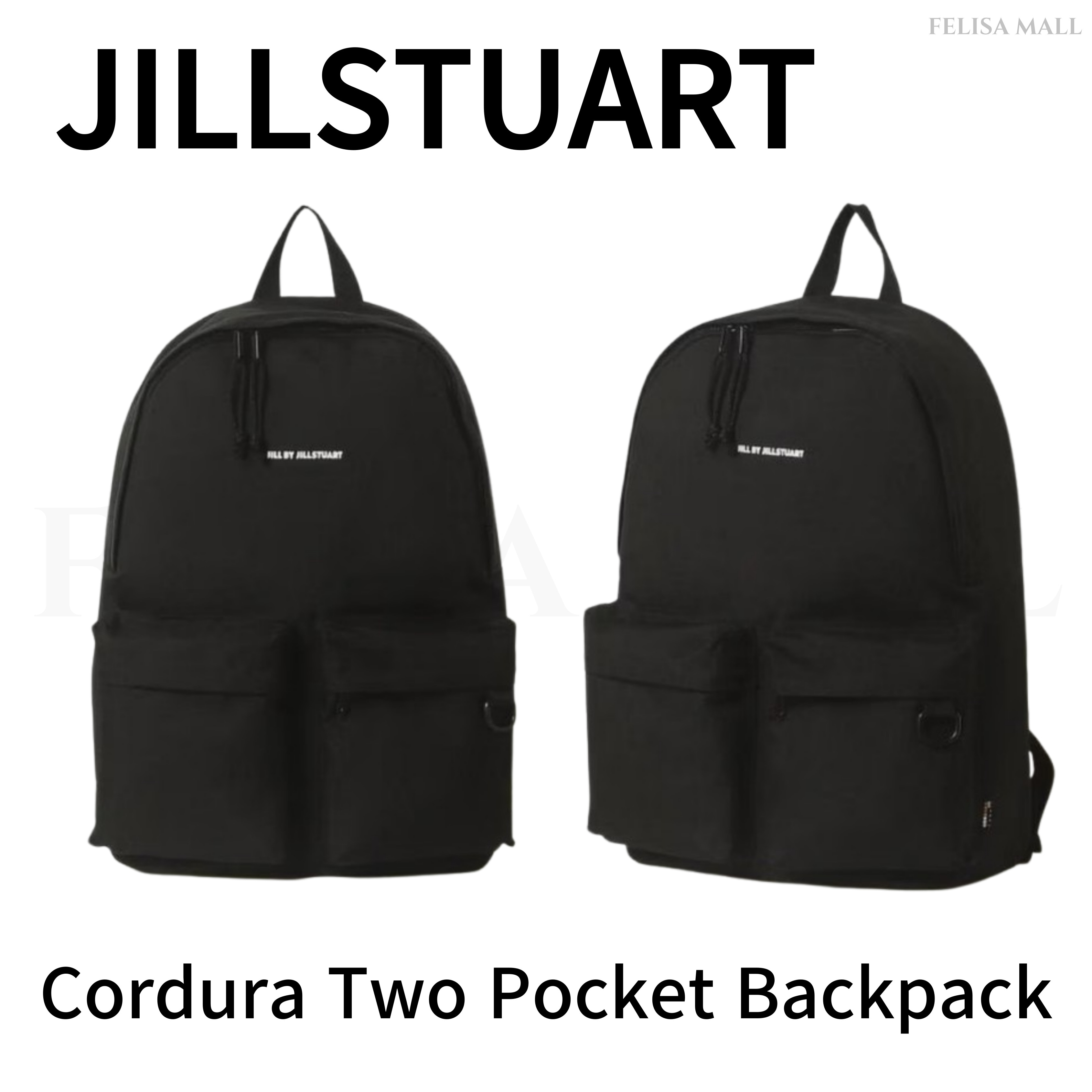 [JILLSTUART] Cordura Two Pocket Backpack 韓国リュック 人気ブランド