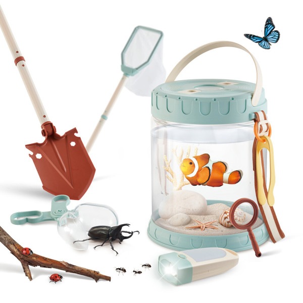 自然探検セット 蝶 トンボ アリを育てる セミピクニック 野外活動 採集道具