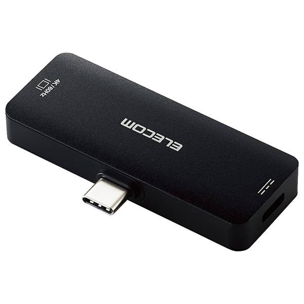 MPA-CHDMIPDBK 映像変換アダプタ/TypeC-HDMI/60Hz/給電機能付/USB Power Delivery100W対応/ブラック メーカー直送