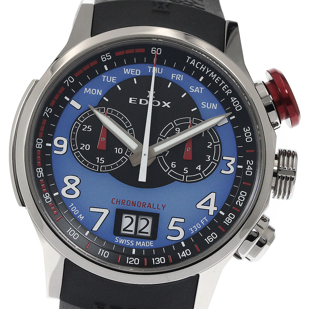 エドックス EDOX 38001 クロノラリー BMW M モータースポーツ リミテッドエディション クォーツ メンズ 箱付き_873180【中古】