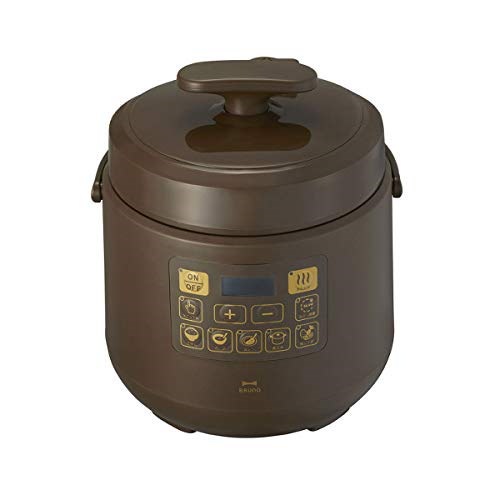 Qoo10] ブルーノ 色：ブラウン BRUNO 電気圧力鍋 時
