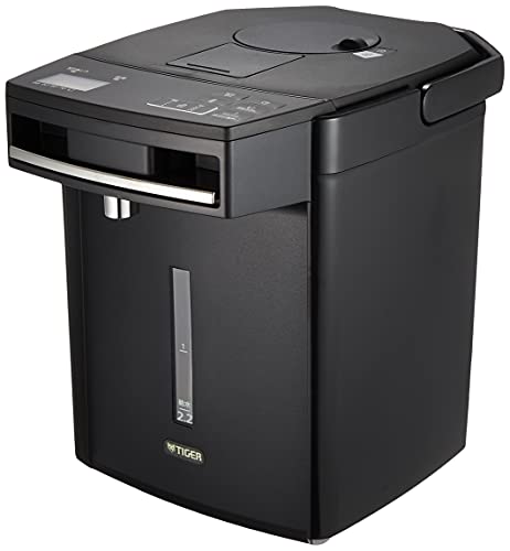 タイガー魔法瓶(TIGER) 電気ポット 蒸気レス 節電VE保温 7つの安心・安全構造 お湯計量機能付き とく子さん 2.2L ブラックPIM 14,641円