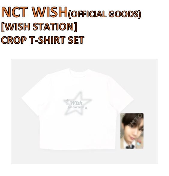 【6種選択】NCT WISH - (CROP T-SHIRT SET) WISH STATION [POP-UP]