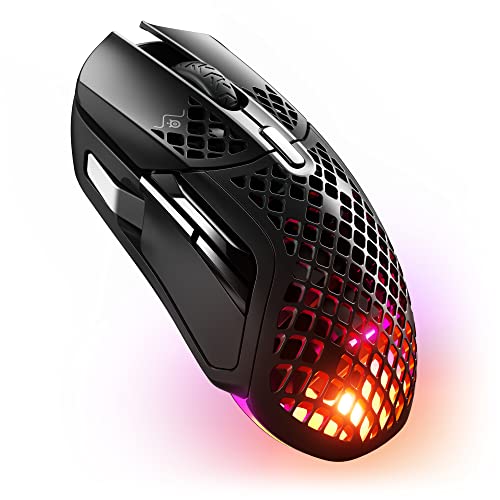 SteelSeries ゲーミングマウス 無線 Aerox 5 Wireless 超軽量