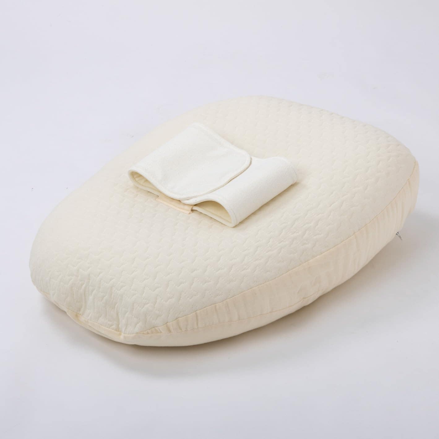ベビー 用 寝かしつけクッション (ベージュ) 吐き戻し防止クッション 寝返り防止クッション イブル ベビークッション 寝返り防止 寝かしつけ ベビーギフト