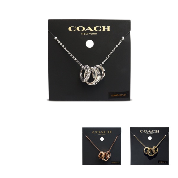 即発 正規品 USA直送 アウトレット レディース 華やか３リング ネックレス CI902