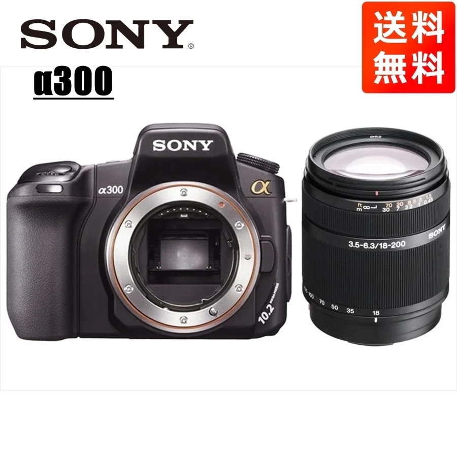 α300 DT 18-200mm 高倍率 レンズセット デジタル一眼レフ カメラ 中古