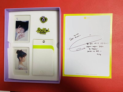 IUファンクラブ 1期ユエナ 会員特典UAENA透明トレカ