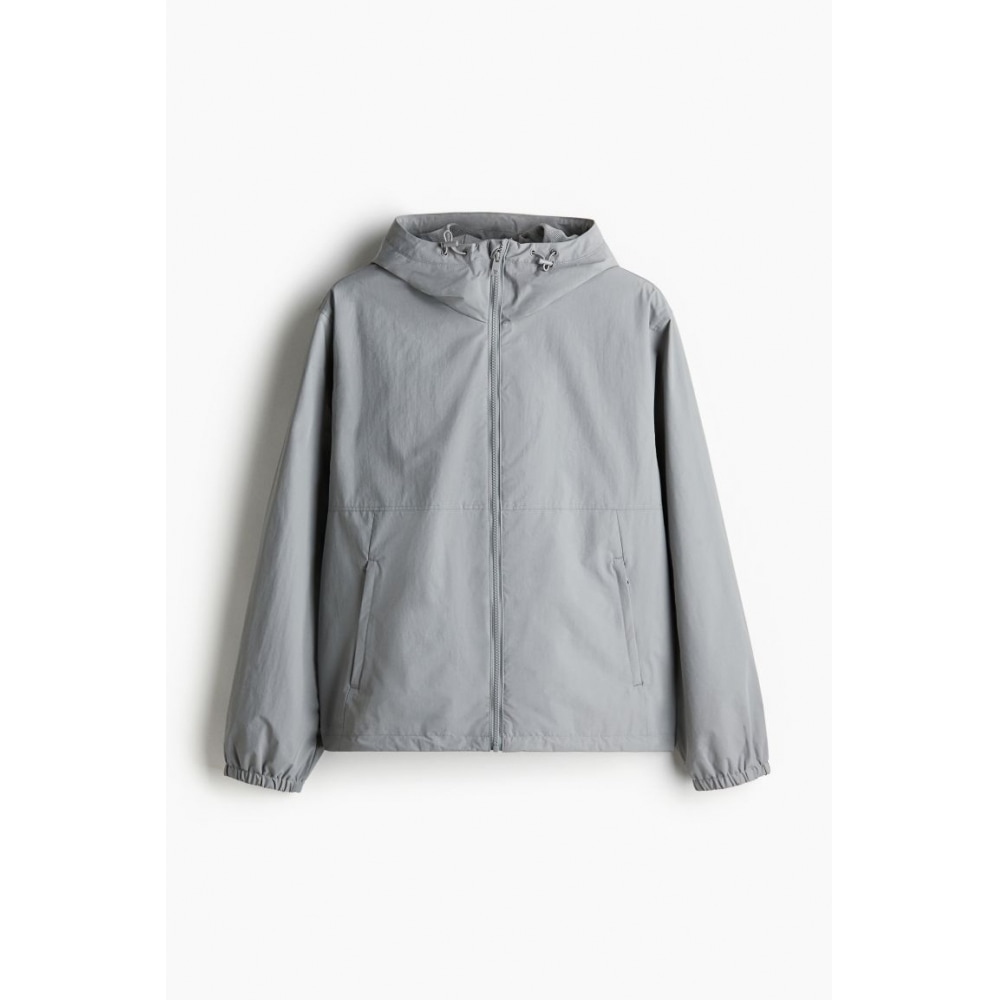 H&M ウィンドプルーフジャケット レギュラーフィット グレー 8,484円