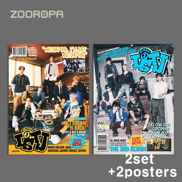 【2種セット】エンシティドリームNCT DREAM ISTJ 3集 Photobook ver._ポスター贈呈終了_[未開封新品]