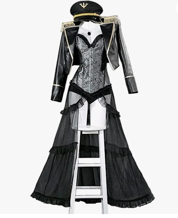 その着せ替え人形は恋をする 着せ恋 二階堂 ネオン/ブラックロベリア 手袋付きコスプレ衣装