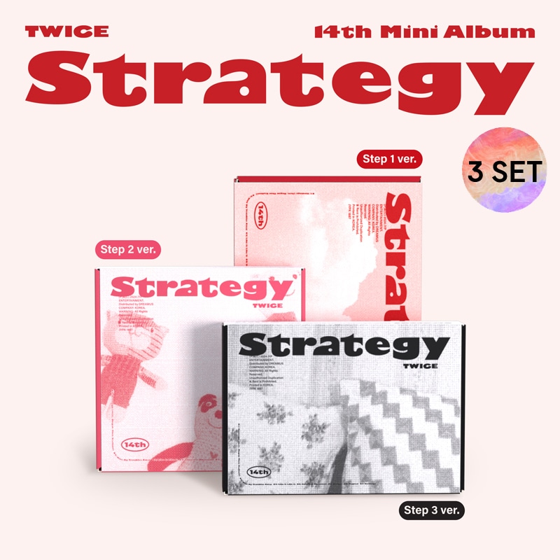 [3種 SET] TWICE - (Mini 14th Album) STRATEGY