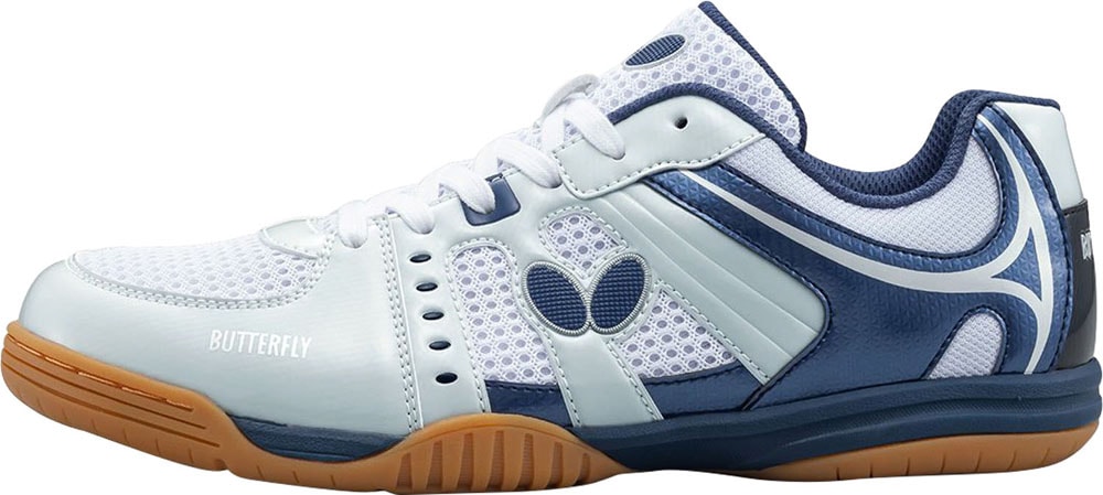 バタフライ BUT-93680-178-22.5 卓球シューズ（男女兼用）（ネイビー・サイズ：22.5cm） BUT93680178225