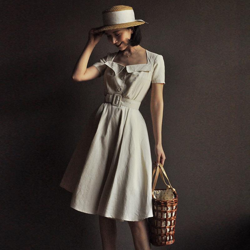 クラシカルフレアワンピース ワンピース 結婚式 ドレス 結婚式 二次会 入園式 卒業式 大人 上品 入学式 OL レディース ミディアム丈 半袖 春 夏 秋 冬