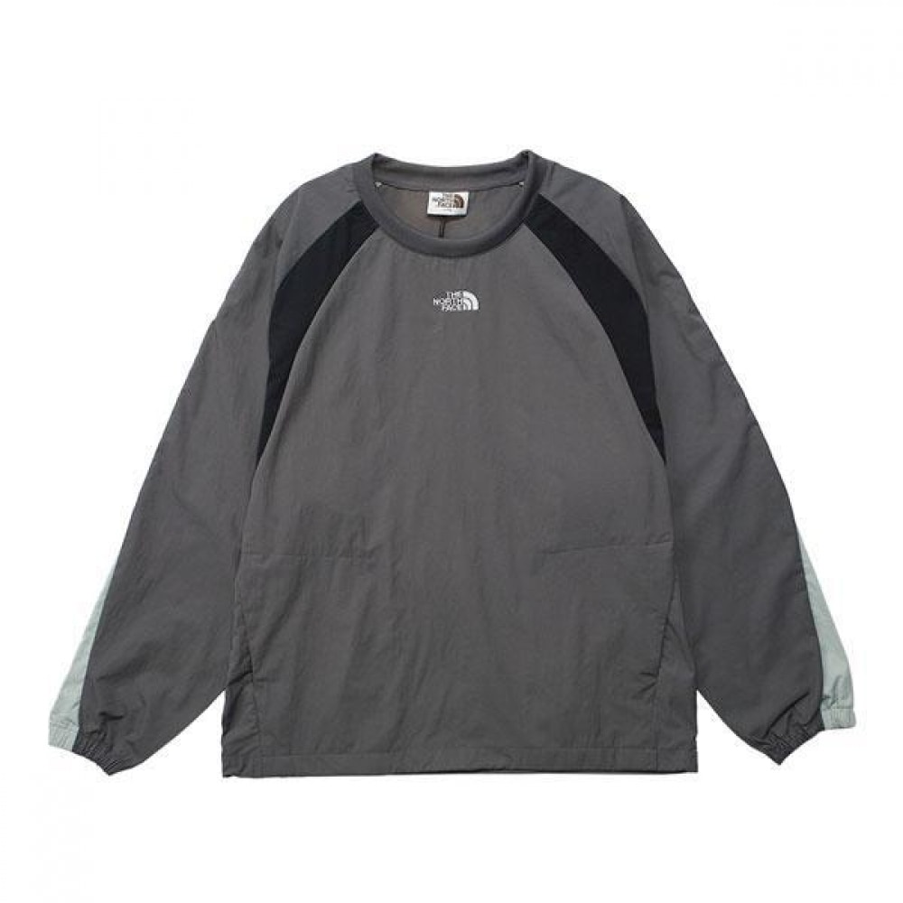 ノースフェイスバンドンウーブンクルーネック DGY NM5MQ53J