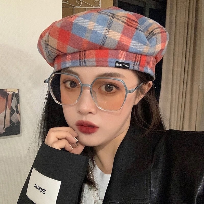 【20点セット】【急速出荷】近視 眼鏡 ブルーライトカット 度あり メガネ 韓版ファッション 度付き 男女兼用6704