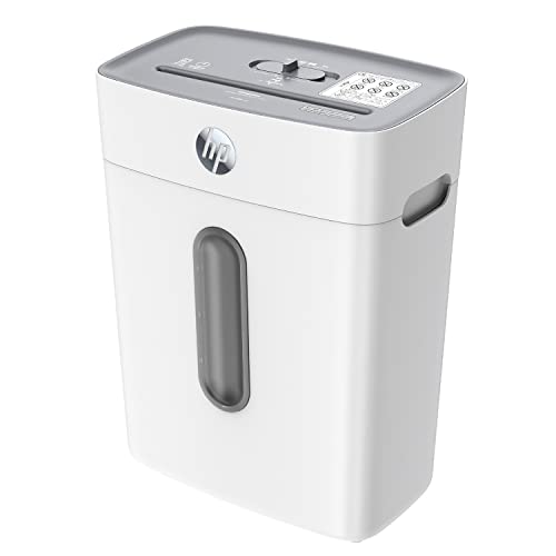 HP 電動 シュレッダー 家庭用 ( 15L / 1-3人用 ) 静音 コンパクト / クロスカット 8枚同時細断 ( リモートワーク / 在宅勤務 / オフィス ) 大容量ダストボックス / 小型