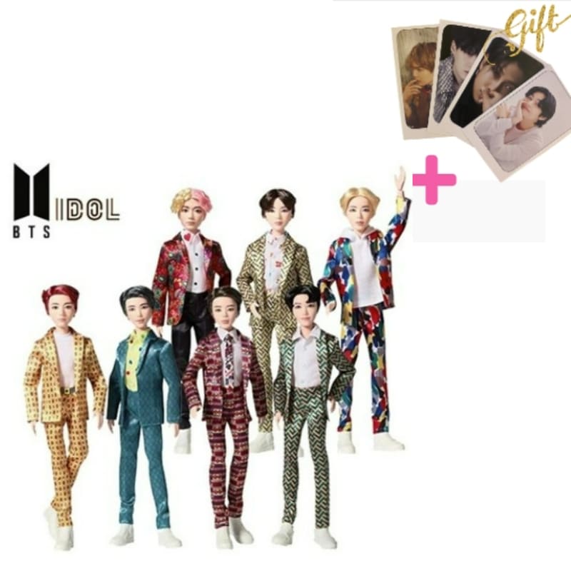 BTS防弾少年団公式 IDOL球体関節人形マテル公式セット(BTSフォトカード2枚贈呈)