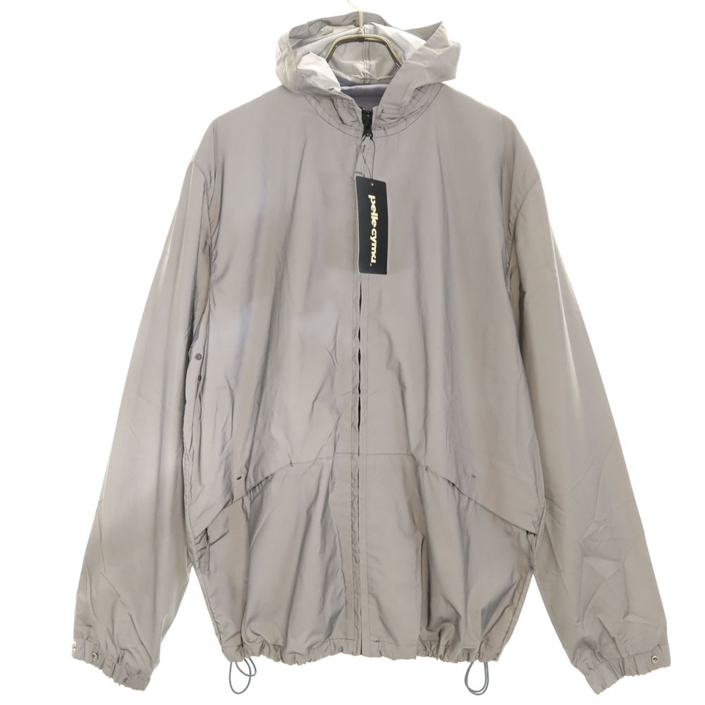 ペレシーマ 未使用 長袖 リフレクター ジャケット M グレー系 pelle cyma タグ付き メンズジャンパー・ブルゾン