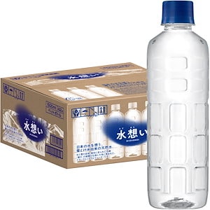 水想い ナチュラルミネラルウォーター ラベルレス 500ml × 42本 軟水 蔵王連峰の雪どけ天然水