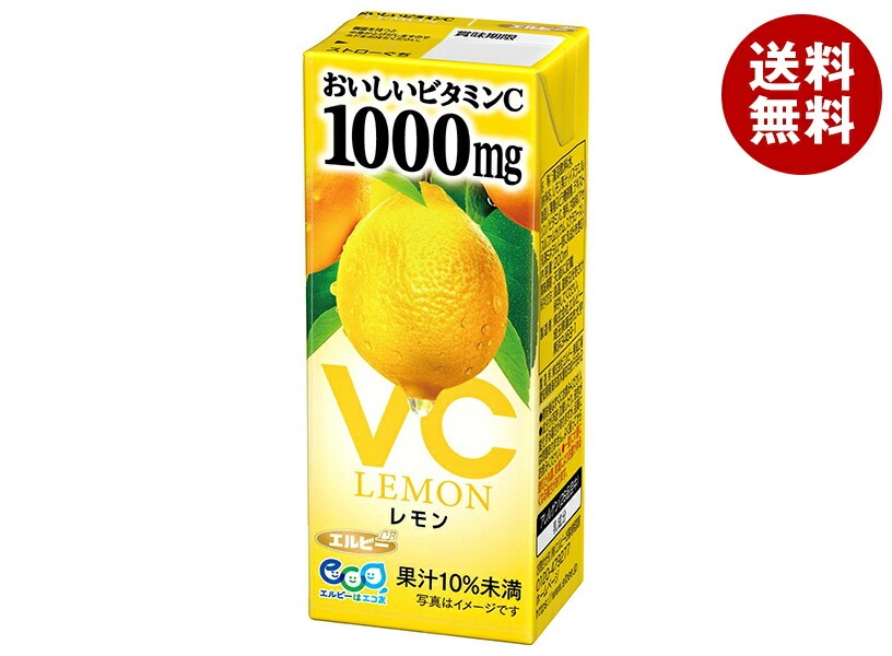 エルビー おいしいビタミンC レモン 200ml紙パック×24本入×(2ケース)